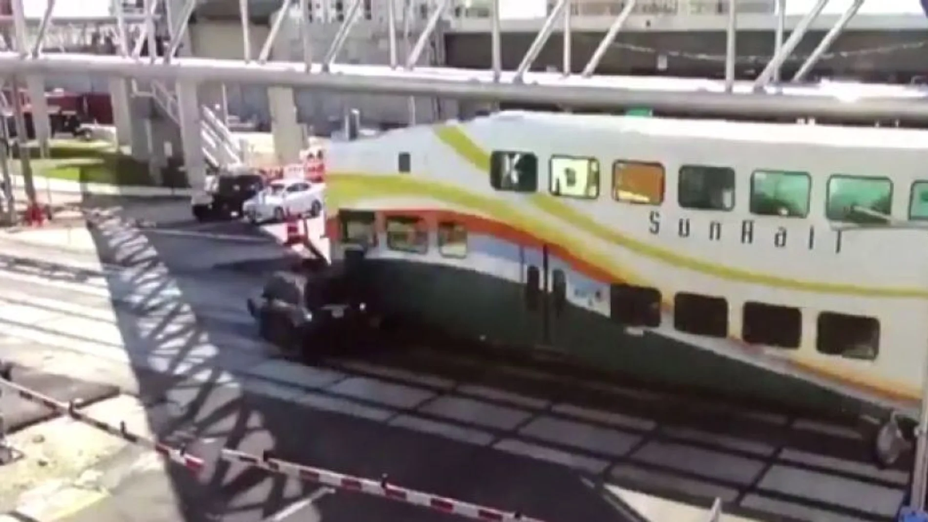 Conductor atropellado por un tren en Florida