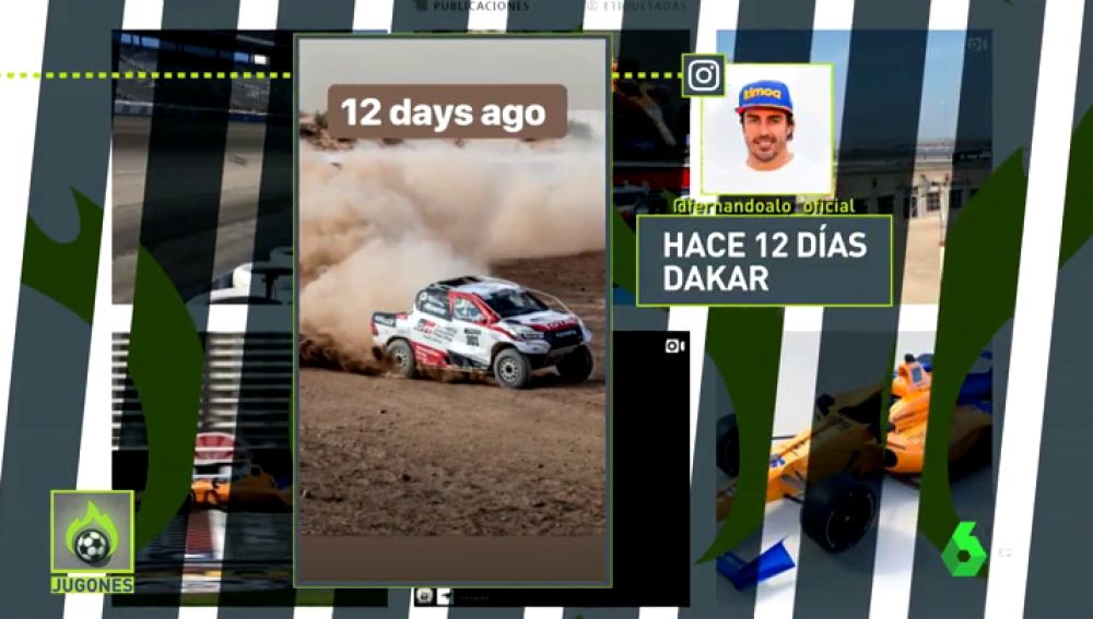 Alonso saca pecho en redes sociales: de la F1 al Dakar en solo 12 días