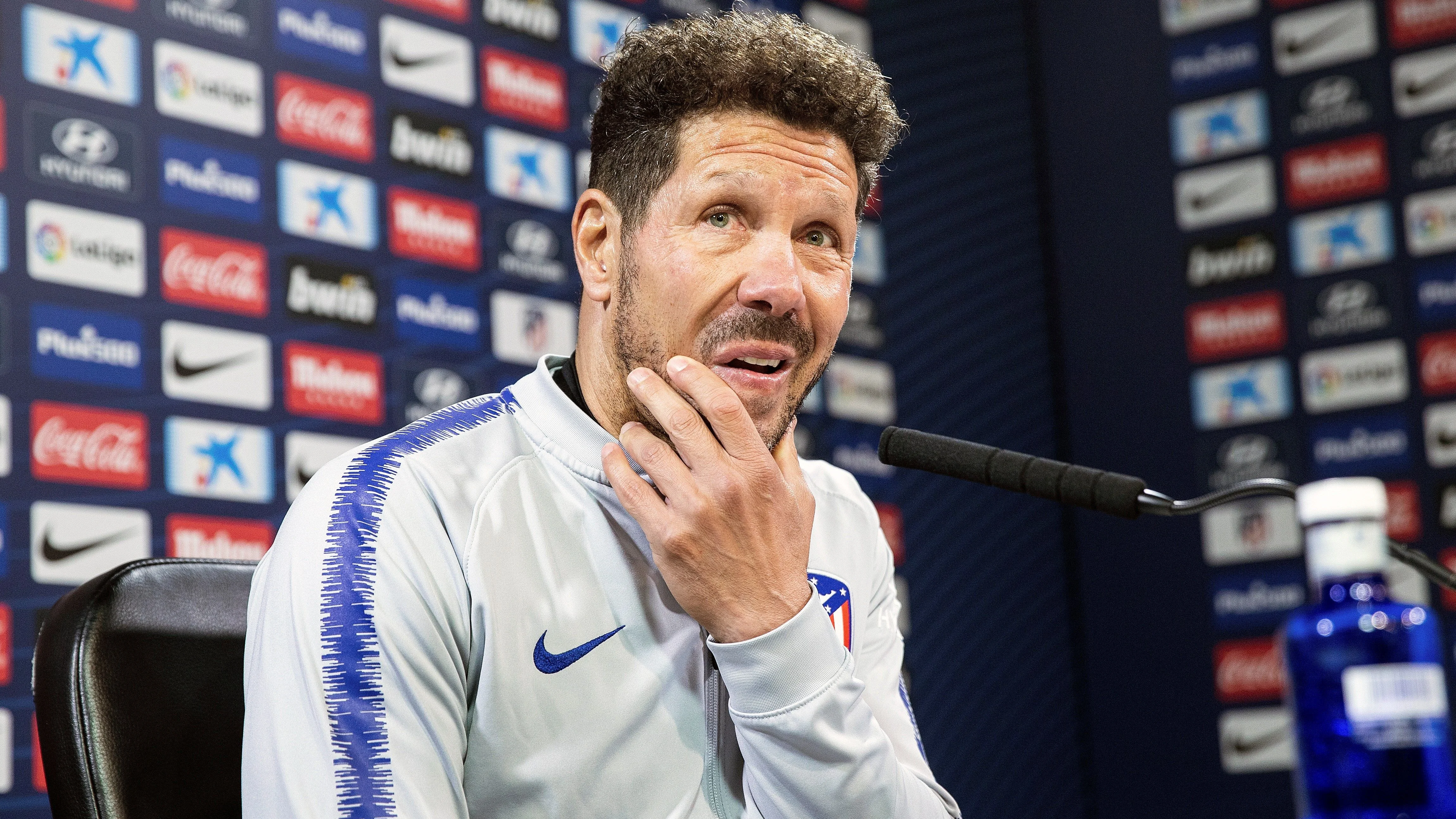 Simeone en rueda de prensa