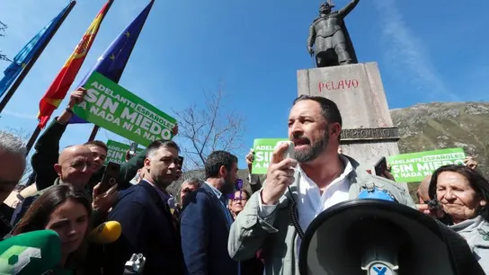 El líder de Vox, Santiago Abascal El líder de Vox, Santiago Abascal