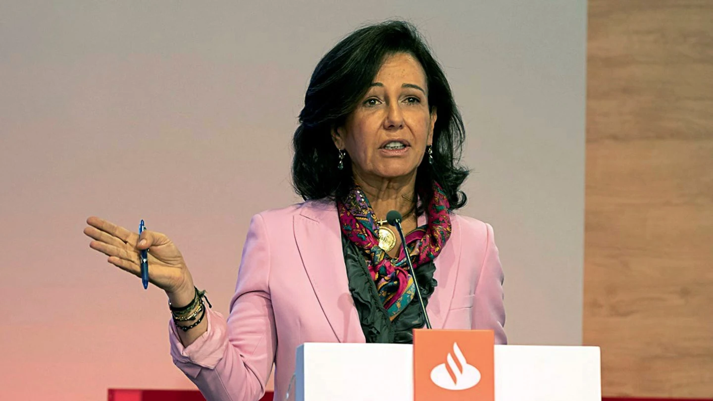 Imagen de Ana Patricia Botín durante un acto del Santander Imagen de Ana Patricia Botín durante un acto del Santander