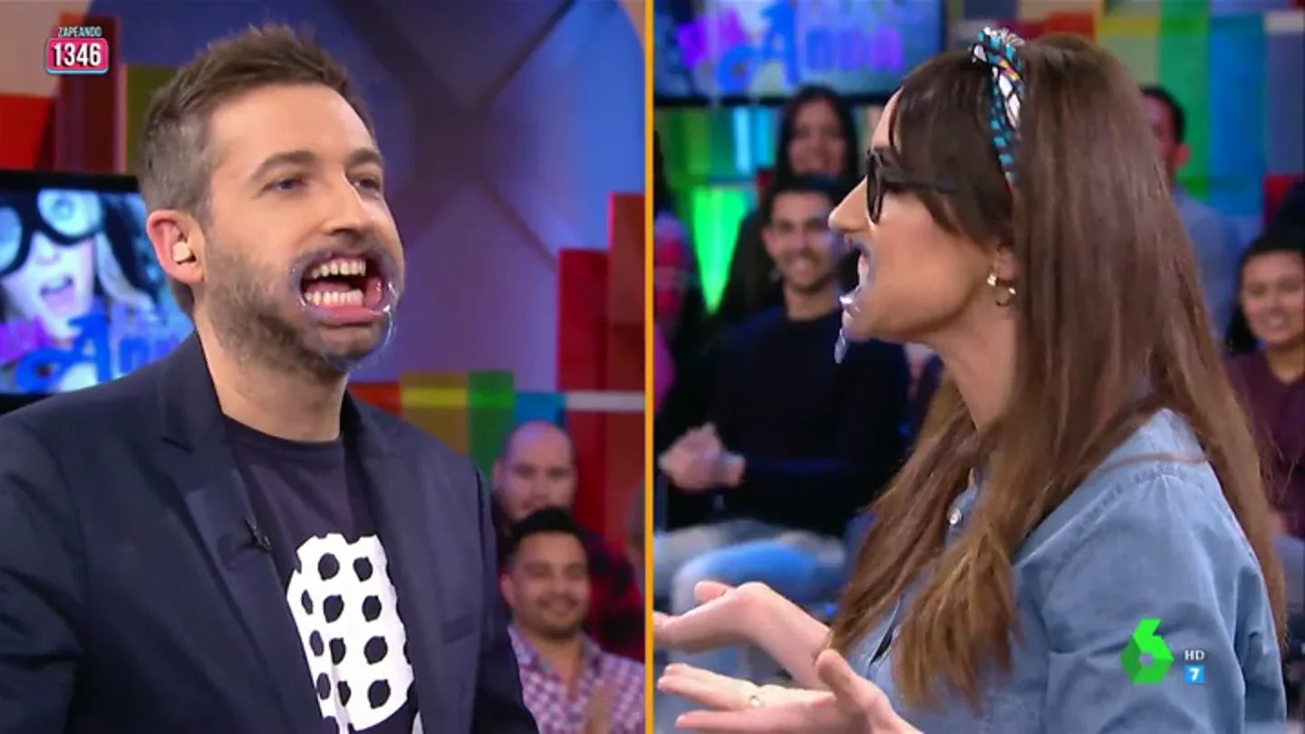 Ana Morgade y Frank Blanco en el Juego de la SemAnna Ana Morgade y Frank Blanco en el Juego de la SemAnna
