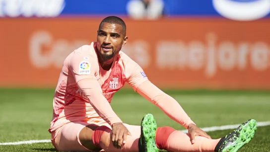 Boateng, en el césped Boateng, en el césped