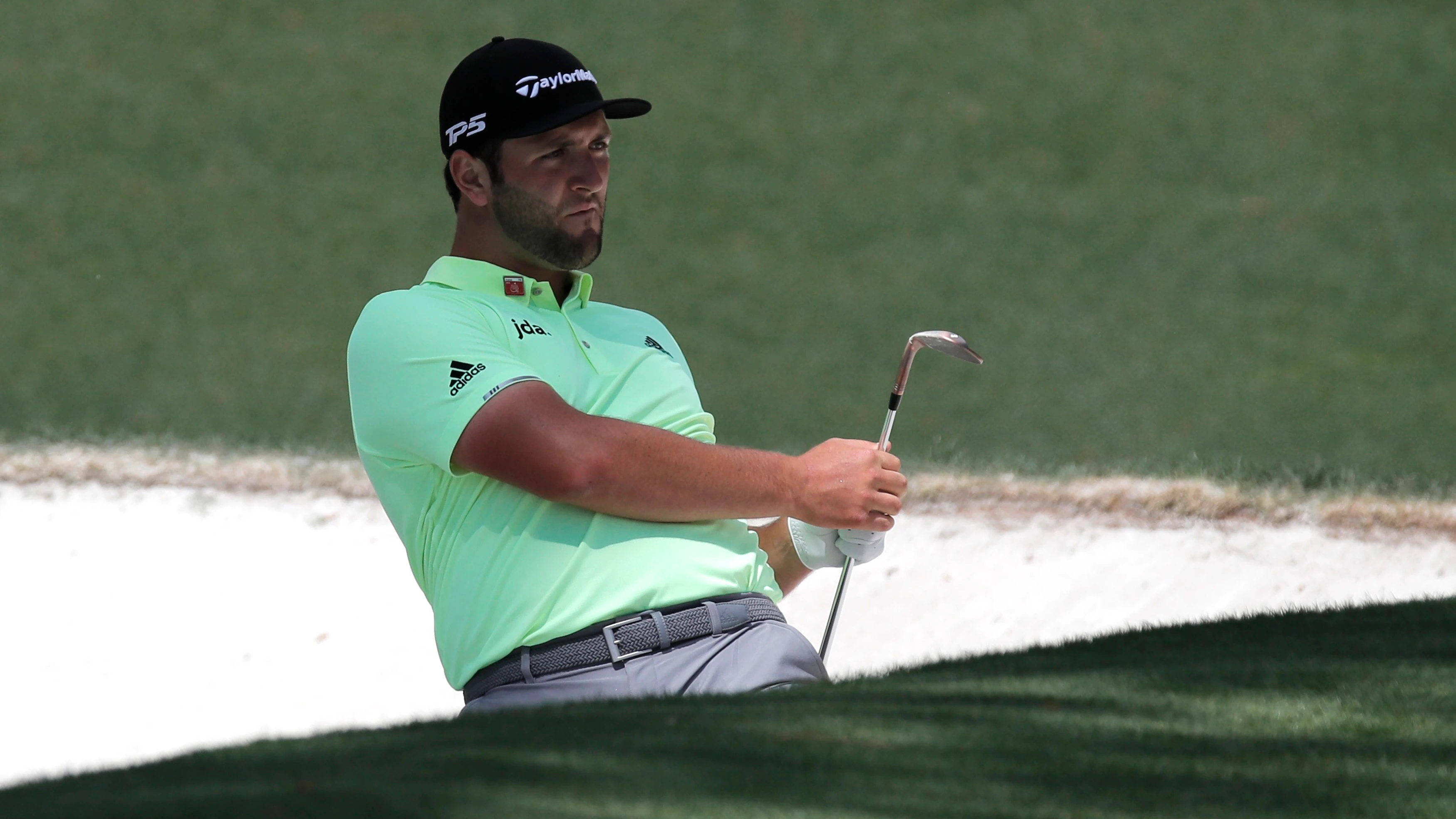 Jon Rahm, durante el Masters de Augusta