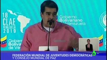 Nicolás Maduro llamando "fascista" a Bolsonaro