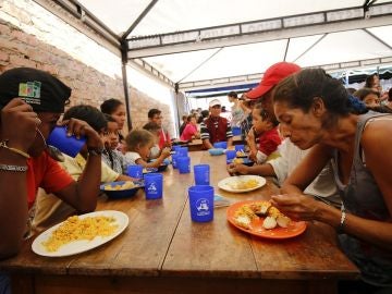 En la imagen, un albergue donde se atiende a ciudadanos venezolanos, en la ciudad de Cúcuta (Colombia) En la imagen, un albergue donde se atiende a ciudadanos venezolanos, en la ciudad de Cúcuta (Colombia)