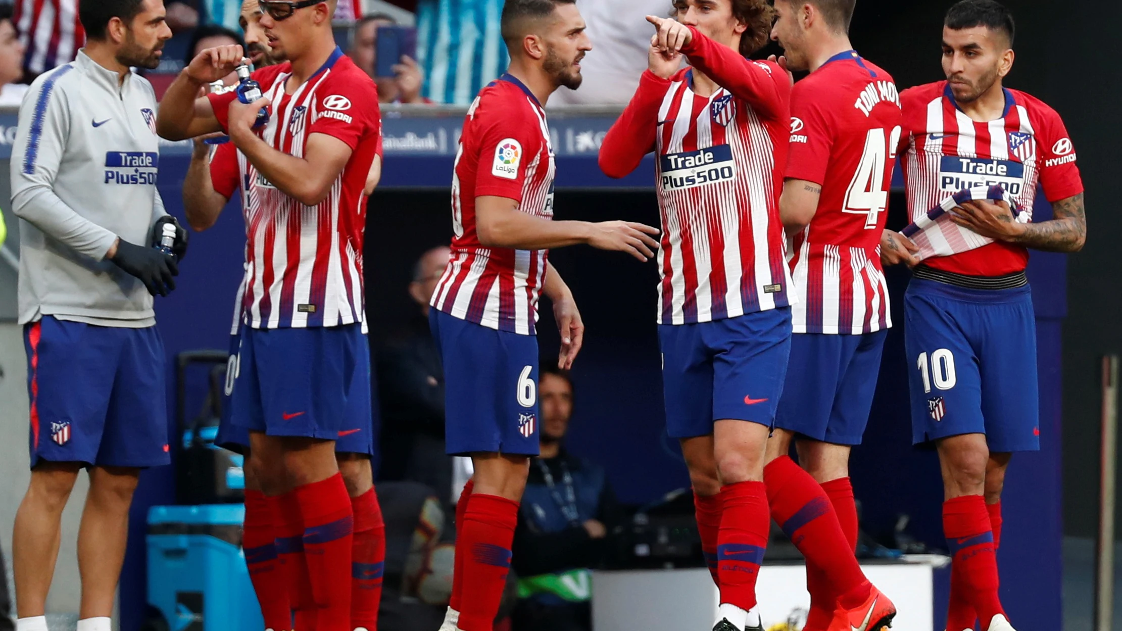 Griezmann celebra su gol contra el Celta