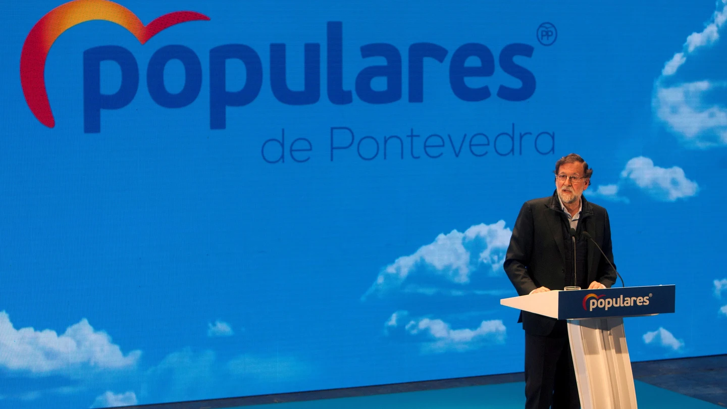 Mariano Rajoy en un acto del PP Mariano Rajoy en un acto del PP