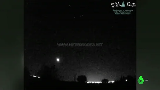 Un meteorito atraviesa el cielo de Cáceres y Ávila Un meteorito atraviesa el cielo de Cáceres y Ávila