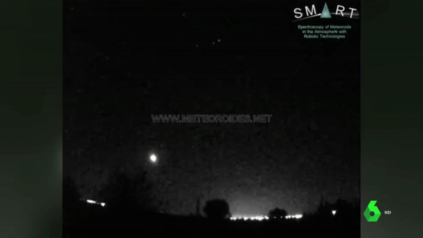 Un meteorito atraviesa el cielo de Cáceres y Ávila Un meteorito atraviesa el cielo de Cáceres y Ávila