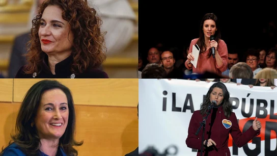 María Jesús Montero, Edurne Uriarte, Irene Montero e Inés Arrimadas María Jesús Montero, Edurne Uriarte, Irene Montero e Inés Arrimadas