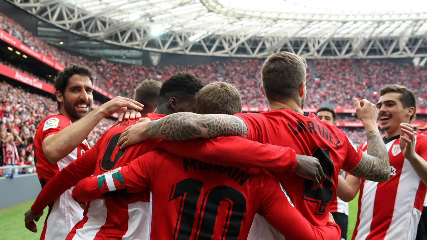 El Athletic celebra un gol El Athletic celebra un gol