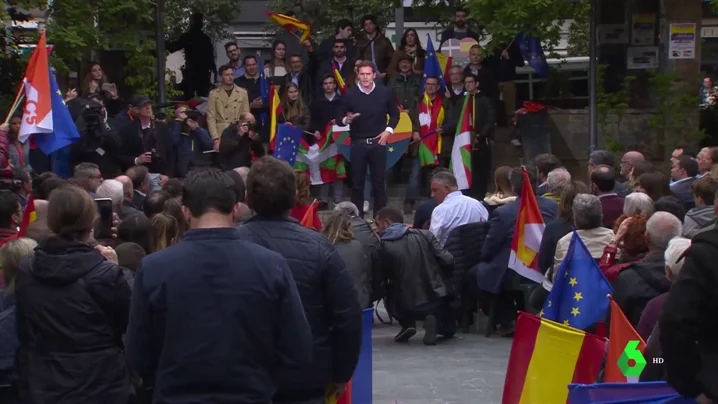 Albert Rivera en un acto en Errenteria