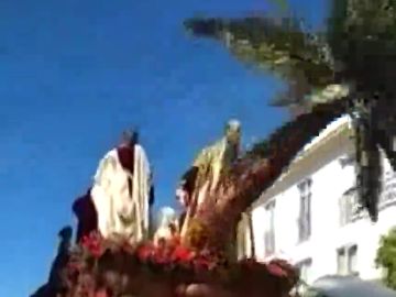 Semana Santa: cae la palmera del paso de 'La Borriquita' en Córdoba y golpea a un costalero Semana Santa: cae la palmera del paso de 'La Borriquita' en Córdoba y golpea a un costalero