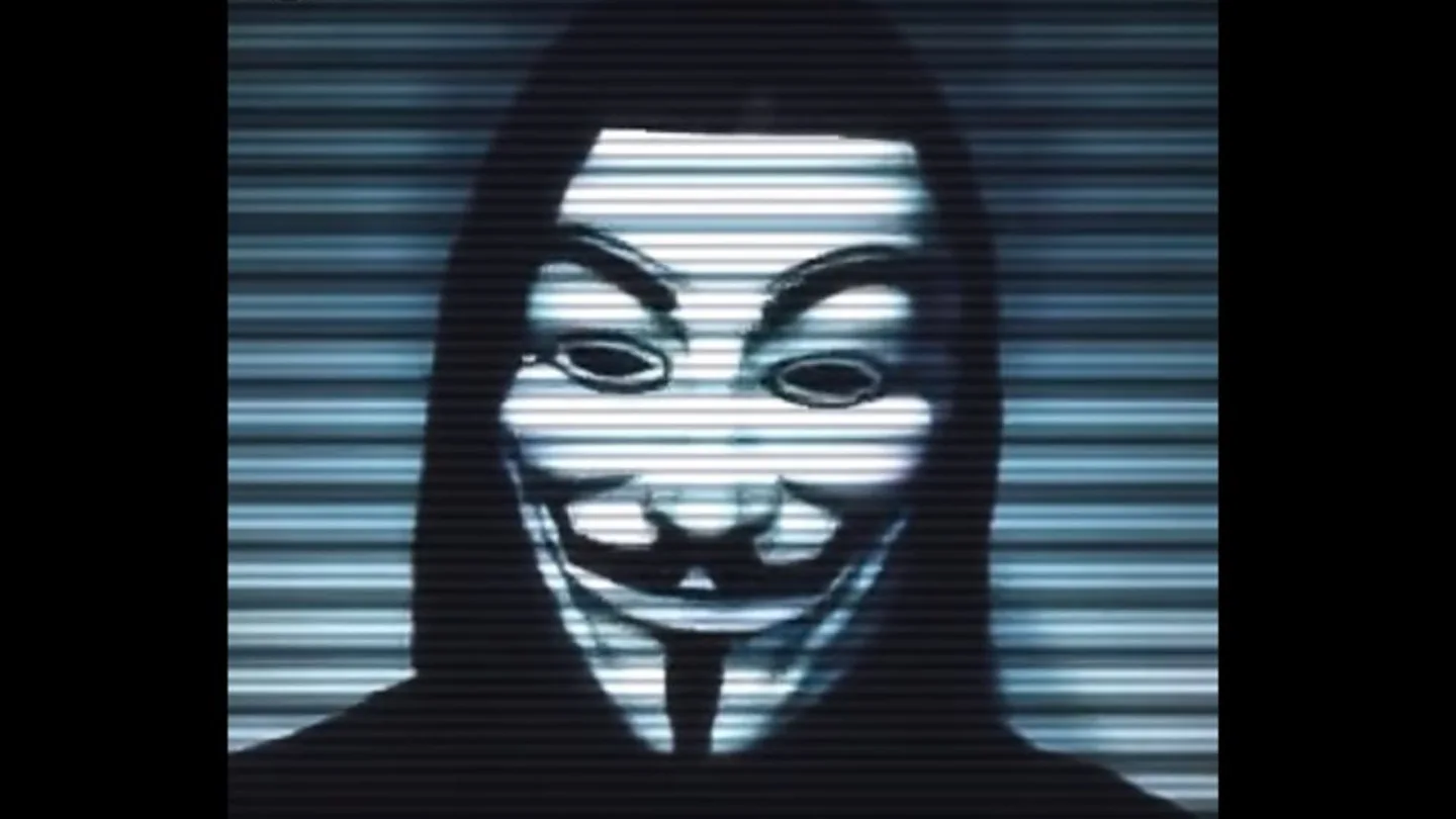 Captura de un vídeo de Anonymous. Captura de un vídeo de Anonymous.