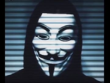 Captura del vídeo publicado por Anonymous. Captura del vídeo publicado por Anonymous.