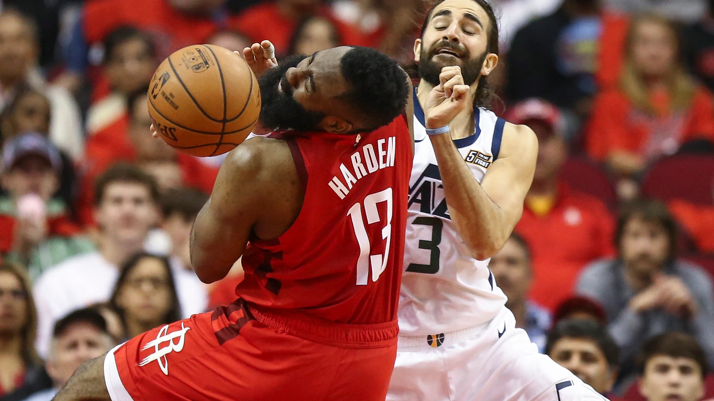 James Harden y Ricky Rubio