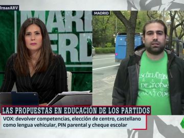 Jorge Castaño (Marea Verde) analiza las propuestas de los partidos en educación: "Ahora más de la mitad de financiación se va a la escuela concertada" Jorge Castaño (Marea Verde) analiza las propuestas de los partidos en educación: "Ahora más de la mitad de financiación se va a la escuela concertada"