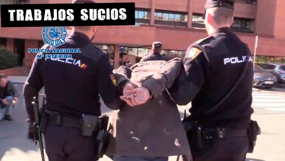 Momento de la detención del 'canibal de Ventas'