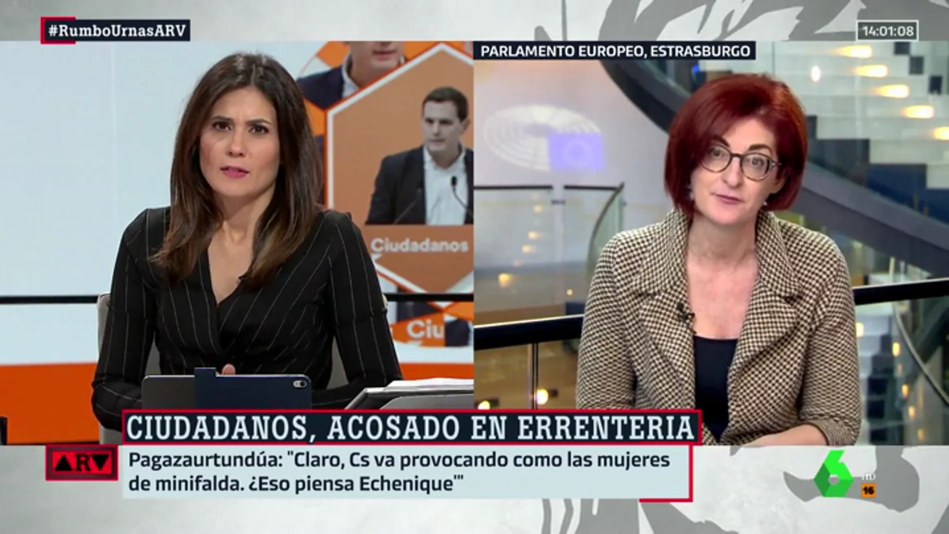 Maite Pagazaurtundüa, sobre lo ocurrido en Errenteria: "¿No tenemos derecho a reivindicar nuestra manera de hacer política?"