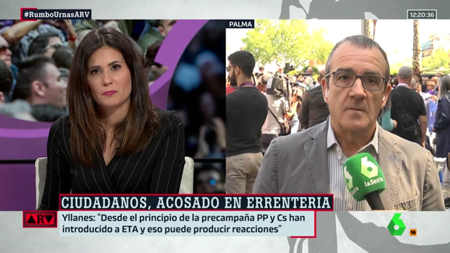 Juan Pedro Yllanes (Unidas Podemos): "PP y Ciudadanos han introducido a ETA en campaña y esto puede provocar reacciones como la de Errenteria"
