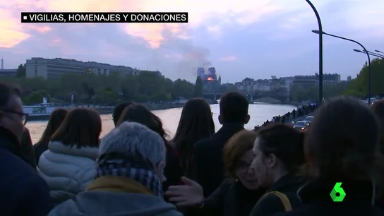 Duelo en Francia por el incendio que ha asolado Notre-Dame: "Hay cosas que no recuperaremos jamás" Duelo en Francia por el incendio que ha asolado Notre-Dame: "Hay cosas que no recuperaremos jamás"