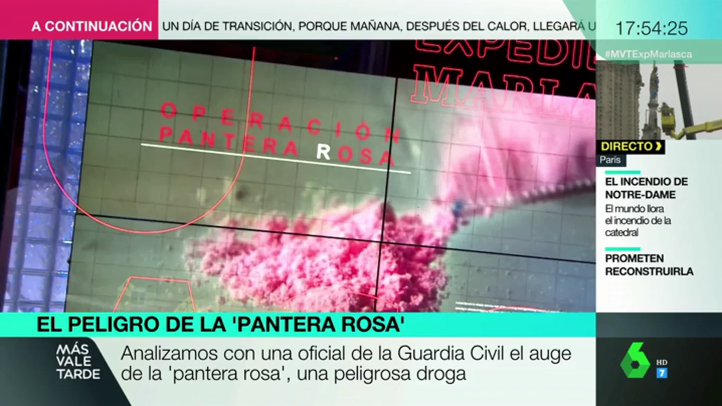 Qué es y cómo funciona la 'pantera rosa', la peligrosa 'droga de la élite' que preocupa a la Guardia Civil Qué es y cómo funciona la 'pantera rosa', la peligrosa 'droga de la élite' que preocupa a la Guardia Civil