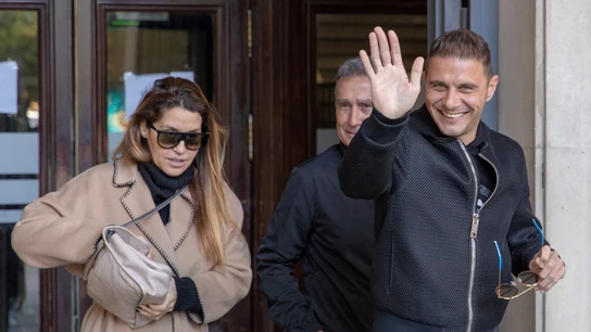 Joaquín Sánchez junto a su mujer, Susana Saborido Joaquín Sánchez junto a su mujer, Susana Saborido