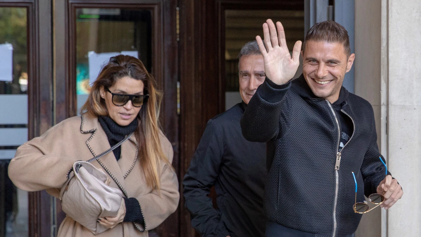 Joaquín Sánchez junto a su mujer, Susana Saborido Joaquín Sánchez junto a su mujer, Susana Saborido