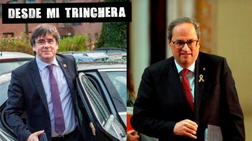 Carles Puigdemont y Quim Tora