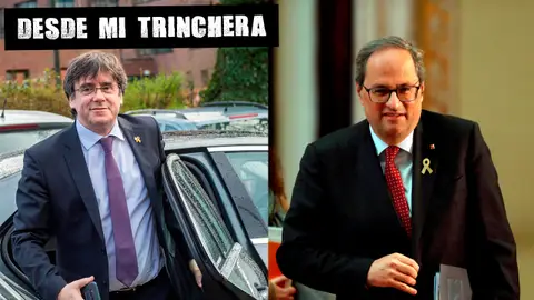 Carles Puigdemont y Quim Tora Desde mi trinchera