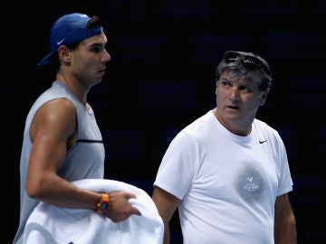 Rafa Nadal, junto a su tío Toni Rafa Nadal, junto a su tío Toni