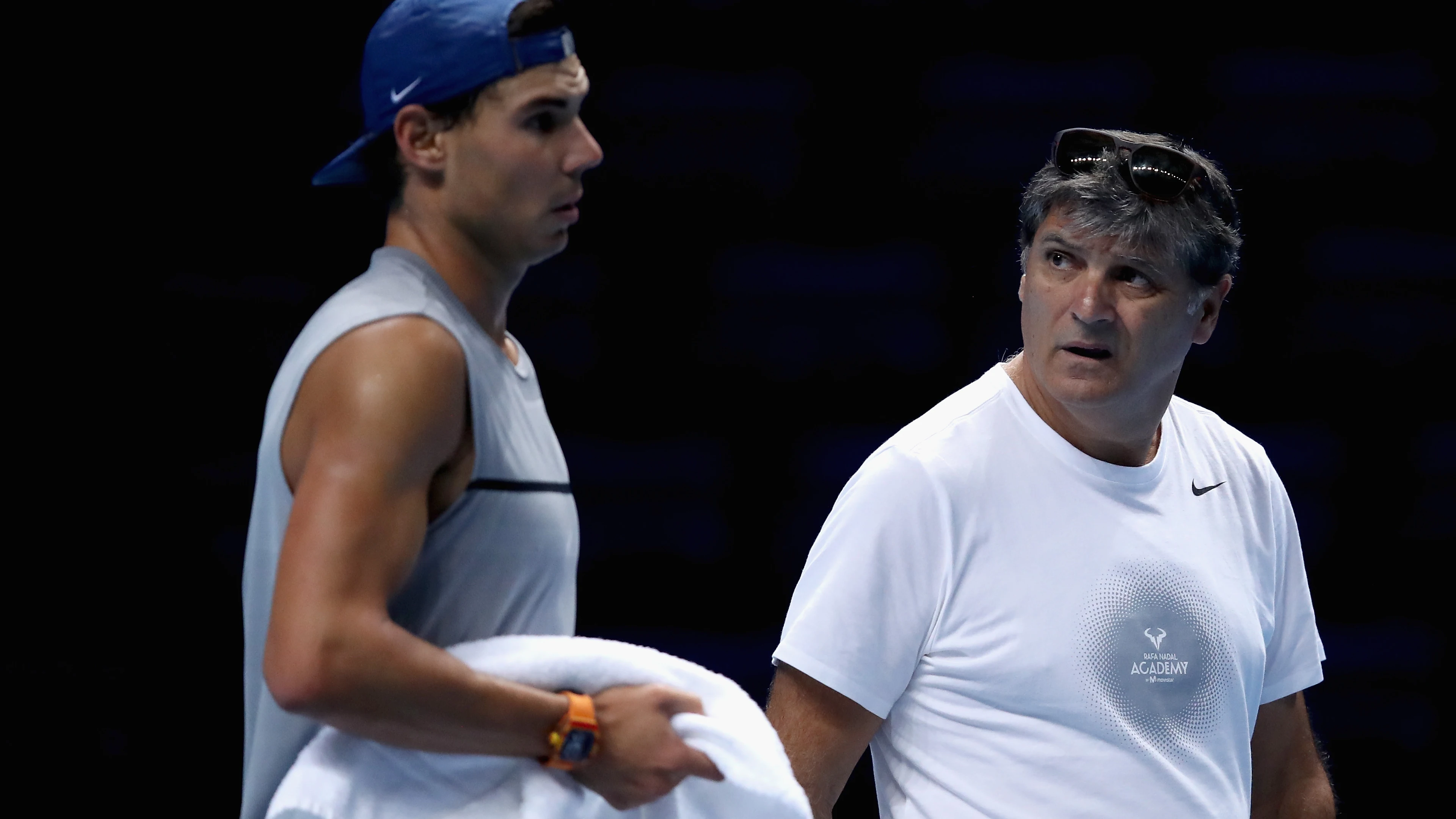 Rafa Nadal, junto a su tío Toni Rafa Nadal, junto a su tío Toni