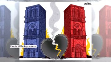 Así vio el mundo el incendio de Notre-Dame a través de los homenajes dedicados a la catedral