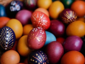 Huevos de Pascua pintados. Huevos de Pascua pintados.