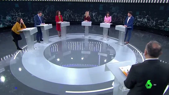 Los momentos más tensos del debate a seis Los momentos más tensos del debate a seis