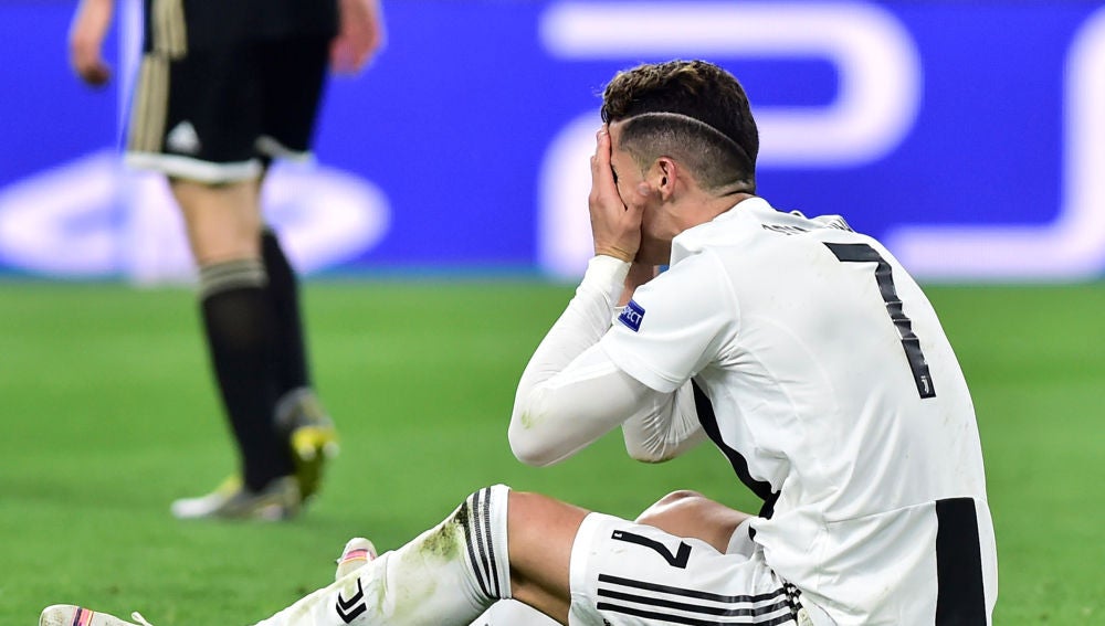 Cristiano Ronaldo, en el choque contra el Ajax