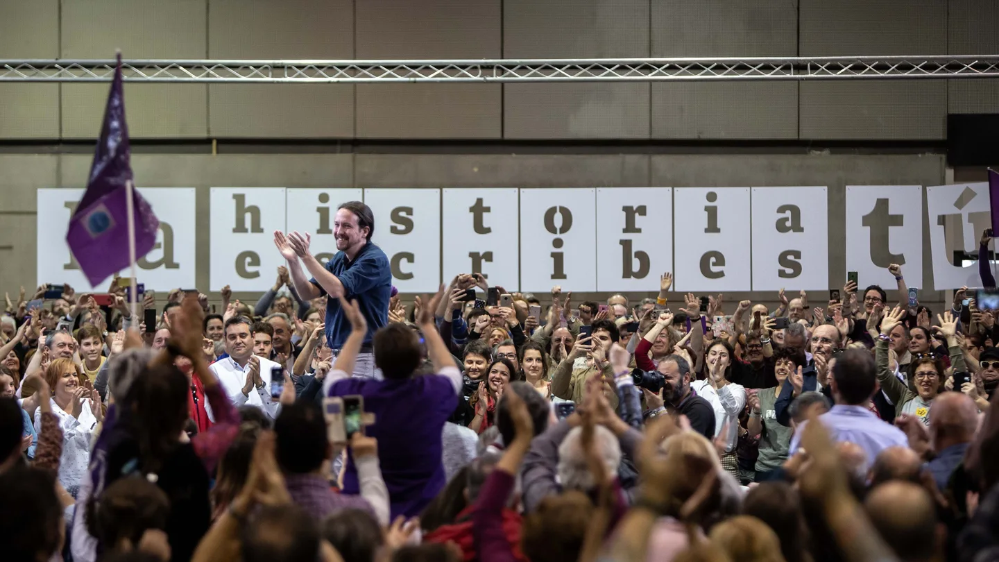 El líder de Podemos, Pablo Iglesias El líder de Podemos, Pablo Iglesias