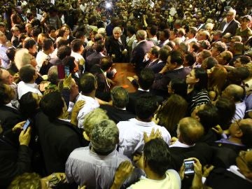 El féretro del ex presidente Alan Garcia El féretro del ex presidente Alan Garcia
