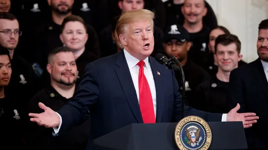 Donald Trump ante los medios Donald Trump ante los medios