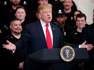 Donald Trump ante los medios Donald Trump ante los medios