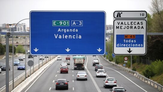 Estado del tr&aacute;fico en la A3, carretera de Valencia