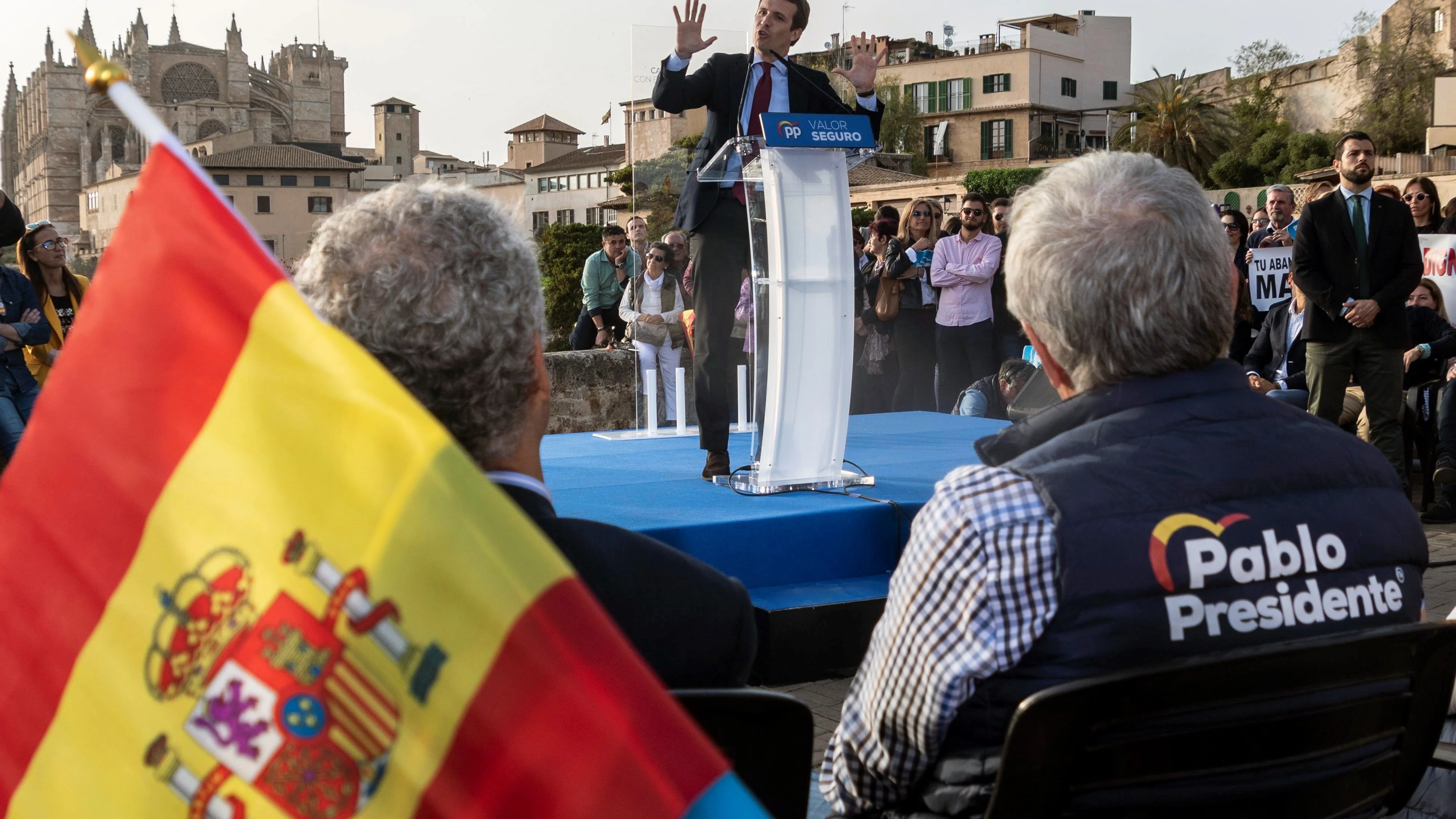 El presidente nacional del Partido Popular y candidato a la Presidencia del Gobierno, Pablo Casado