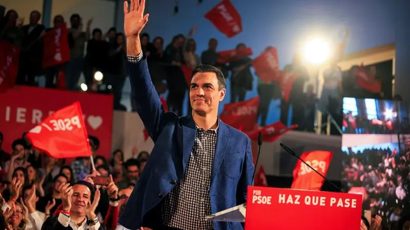 El líder del PSOE, Pedro Sánchez