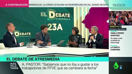 Ana Pastor y Vicente Vallés, en Más Vale Tarde Ana Pastor y Vicente Vallés, en Más Vale Tarde