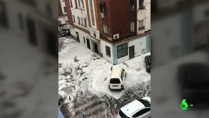 Granizo en Sevilla