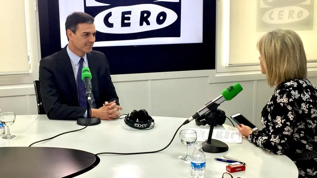 Pedro Sánchez en Julia en la onda