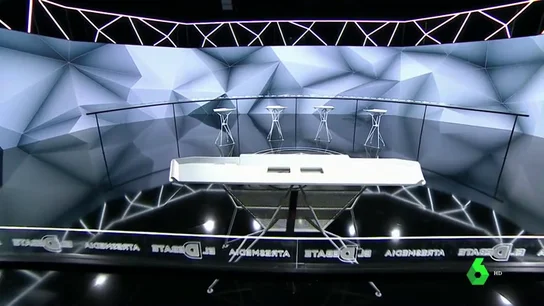 Plató del debate de Atresmedia Plató del debate de Atresmedia