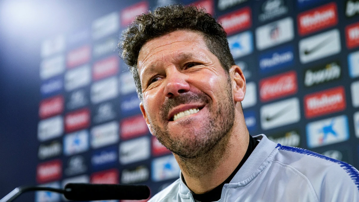 Simeone, en rueda de prensa