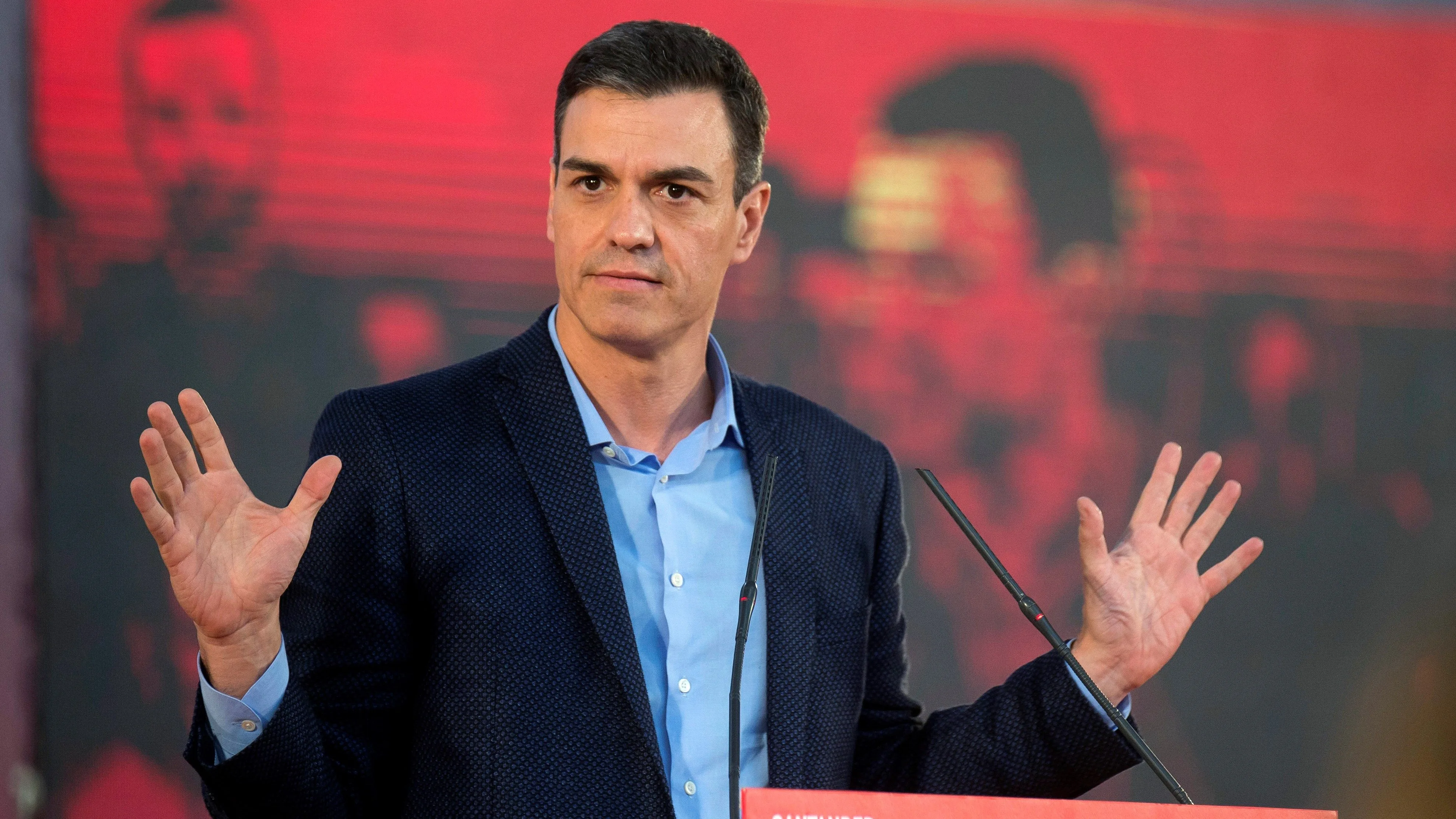 El presidente del Gobierno y candidato socialista a las elecciones del próximo 28 de abril, Pedro Sánchez